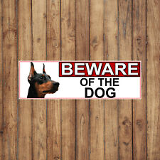 Doberman pinscher beware for sale  MANSFIELD