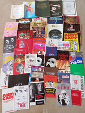 Theatre programmes for sale  WAKEFIELD