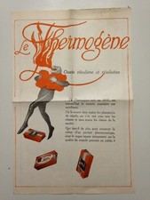 Ancien depliant publicitaire d'occasion  France