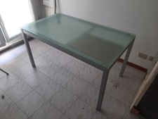 Tavolo pranzo vetro usato  Genova
