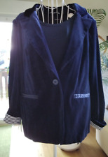 Damenblazer royalblau samt gebraucht kaufen  Schefflenz