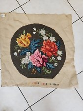 Canevas fini fleurs d'occasion  Luxeuil-les-Bains