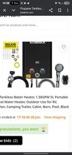 Propane tankless water for sale  RICKMANSWORTH