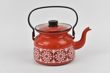 Vintage red enamel for sale  NORTHAMPTON