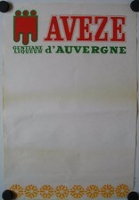 Affiche aveze gentiane d'occasion  La Courtine
