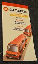 London buses timetable. for sale  POOLE