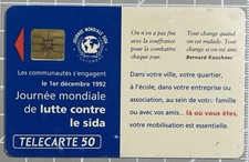 Télécarte sida journée d'occasion  Monaco