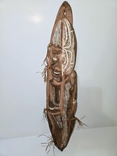 Pequena placa espiritual 'Gope' do Golfo de Papua Nova Guiné, arte oceânica comprar usado  Enviando para Brazil