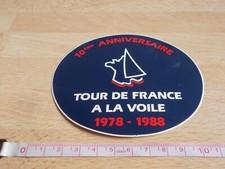 Usado, Pegatina 10eme Aniversario Torre de Francia en La Vela 1978-1988 comprar usado  Enviando para Brazil