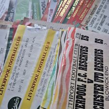 Match stubs liverpool for sale  ST. NEOTS