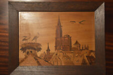 Tableau alsace marqueterie d'occasion  Mezzavia