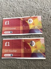 Two woolworths vouchers for sale  KETTERING