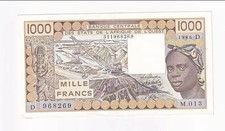 Mali 1000 francs d'occasion  Avignon