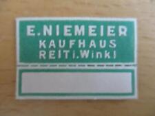 Kleine reklamemarke niemeier gebraucht kaufen  Sulzbach/Saar