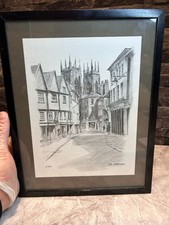 Signed framed print for sale  NEWCASTLE UPON TYNE