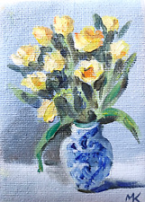 tulip painting oil canvas for sale  La Jolla