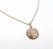 Goldkette kamee anhänger gebraucht kaufen  München