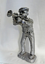 Estatueta de músico Michael Ricker Pewter Park City banda trompete trompete tocador de trompete comprar usado Estatueta de músico Michael Ricker Pewter Park City banda trompete trompete tocador de trompete comprar usado  Enviando para Brazil