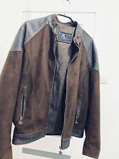 Kurtka skórzana skóra włoska AC brązowa męska rozm.L ITALIAN LEATHER JACKET na sprzedaż  PL