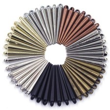 Usado, 100 peças pingentes espiga lágrima rebite punk cravejado brinco acrílico para joias faça você mesmo comprar usado  Enviando para Brazil
