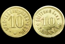 Wertmarke pfennig messing gebraucht kaufen  Großröhrsdorf