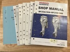 OEM HONDA 2010 BF25A/30A BF25D/30D OUTBOARD MOTOR SERVICE MANUAL W/SUPPLEMENTALS comprar usado  Enviando para Brazil