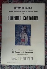 Domenico cantatore poster usato  Sorano