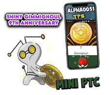 Pokemon Shiny Gimmighoul Background 9º Aniversário Mini P T C 80k comprar usado  Enviando para Brazil