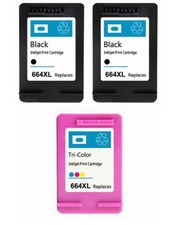 Compatível com 3PK para HP 664XL cartucho de tinta cor preta Show Inkjet 2136 4676 comprar usado  Enviando para Brazil