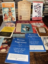 Vintage wartime recipe for sale  Frederick