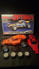 Vintage 1986 Kyosho 4WD Off Road Optima Carro de Corrida Duna Buggy Controle de Rádio RC comprar usado  Enviando para Brazil