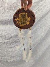 Owl decorated shamanic for sale  LISKEARD