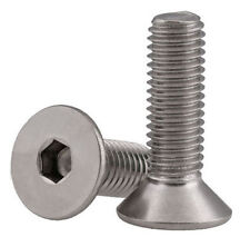 Parafusos de cabeça de soquete sextavado plano escareado M6 6mm *8-100mm A4-80 316 aço inoxidável comprar usado  Enviando para Brazil