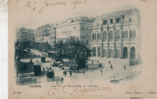 Cpa alger place d'occasion  Saint-Amans-Soult