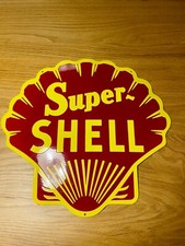 Plaque emaillee shell d'occasion  Gex