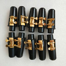 Peças de saxofone tenor: 5 peças bocal + 5 peças ligadura + 5 peças palhetas + 5 peças tampa comprar usado  Enviando para Brazil