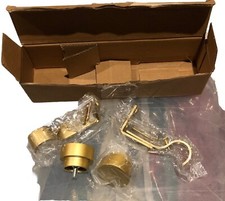 Brushed gold curtain for sale  Port Saint Lucie