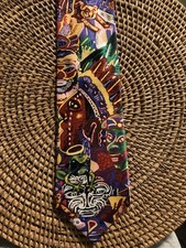 Gravata Carlos Santana Designer 100% Seda "Embrace Your Spirit" Multicolor*EXCELENTE comprar usado  Enviando para Brazil