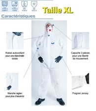 Combinaison protection chimiqu d'occasion  Janzé