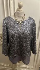 Coast silver sequin for sale  LONDON