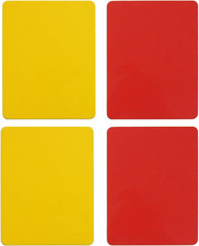Cartellino arbitro calcio usato  Roma