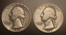 Monete quarto dollaro usato  Cantu