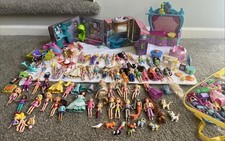 Loja de moda Polly Pocket salão desdobrável, móveis de roupas bonecas animais de estimação 300 peças comprar usado  Enviando para Brazil