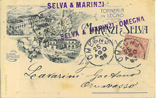 Cartolina pubbl. marinzi usato  Mantova