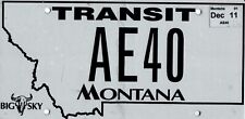 Usado, Placa MONTANA 2011 "AE40" ***TRÂNSITO*** comprar usado  Enviando para Brazil