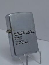 Zippo lighter kroeler for sale  Lithia