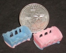 1 berço rosa e azul brinquedo infantil criança brincar miniatura 1:12 #9655 comprar usado  Enviando para Brazil