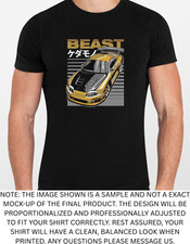 Camiseta gráfica Beast Car Design masculina ou feminina NOVA comprar usado  Enviando para Brazil