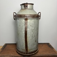 Large galvanised milk for sale  STAFFORD