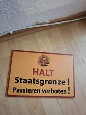 Ddr blechschild reblikat gebraucht kaufen Ddr blechschild reblikat gebraucht kaufen  Radeberg, Wachau